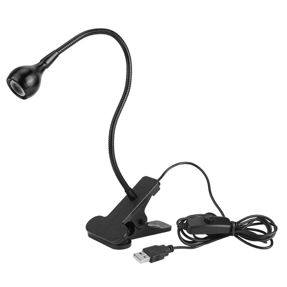 Flexible USB LED Desk Lamp with Adjustable Clamp - Clip On Night Light for Bedside, Headboard, Workbench | Perfect for Reading, Painting, Sewing, Knitting & Craft Projects | Home Office & Bedroom Lighting Solution