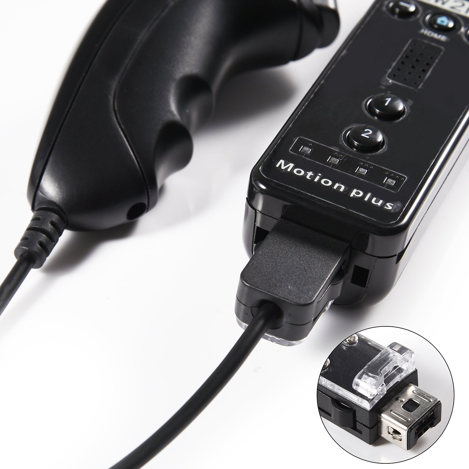 Miadore 2-Pack Wii Nunchuk Controllers for Wii & Wii U - Gaming Accessories