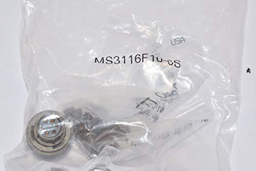 Amphenol MS3116F-10-6S Female Circular Connector Plug - High Performance Electrical Connector for Industrial Equipment & Military Applications