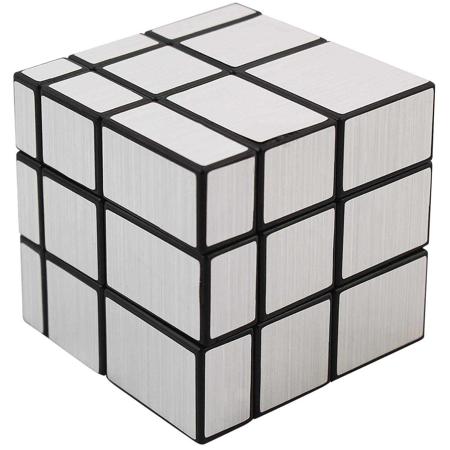 DealBindaas 3x3 Silver Mirror Magic Cube - Stickerless High Speed Puzzle Cube for Kids & Adults - Perfect for Stress Relief, Brain Training & STEM Learning