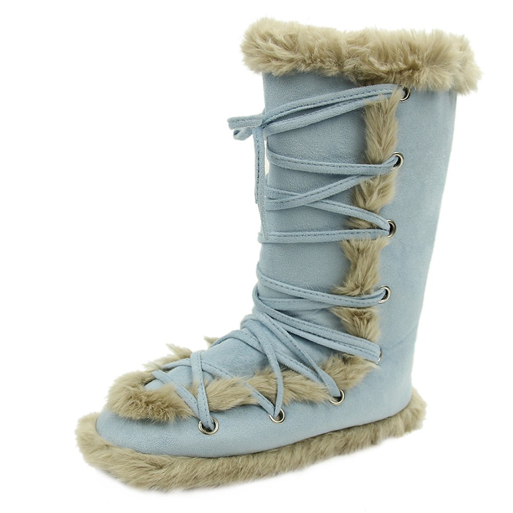 Women's Winter Warm Faux Fur House Slippers - Cozy Indoor Booties for Home, Bedroom & Lounge - Non-Slip Comfortable House Shoes for Cold Weather