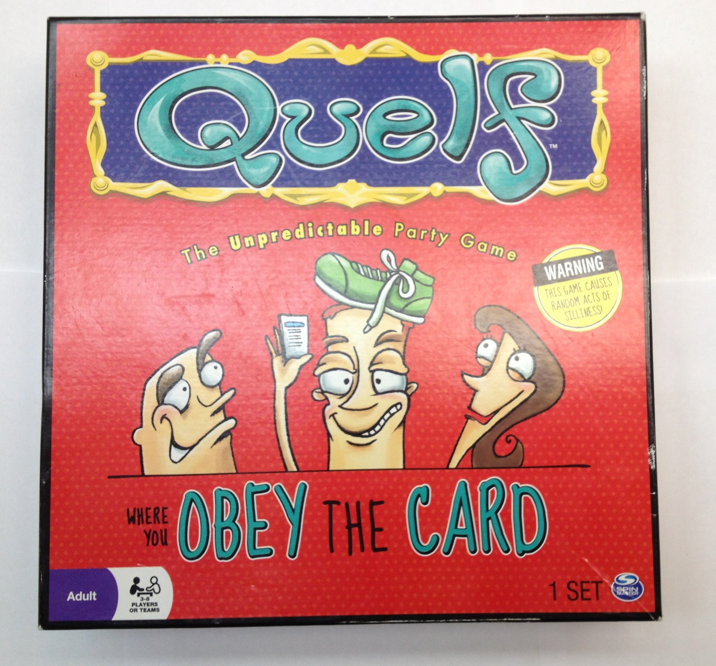 Quelf Board Game with New Cards - Fun Family Party Game for Game Nights & Social Gatherings