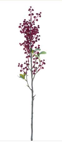 22.5 Inch Red Plastic Berry Spray - Perfect for Garden Decor, Fruit Tree Protection & Outdoor Plant Care
