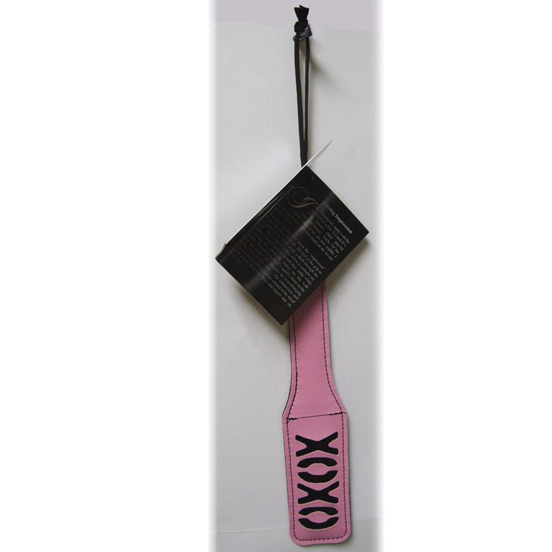 SS S&M XOXO Impression Paddle - Pink BDSM Spanking Paddle for Adults - Perfect for Role Play, BDSM, and Sensual Play