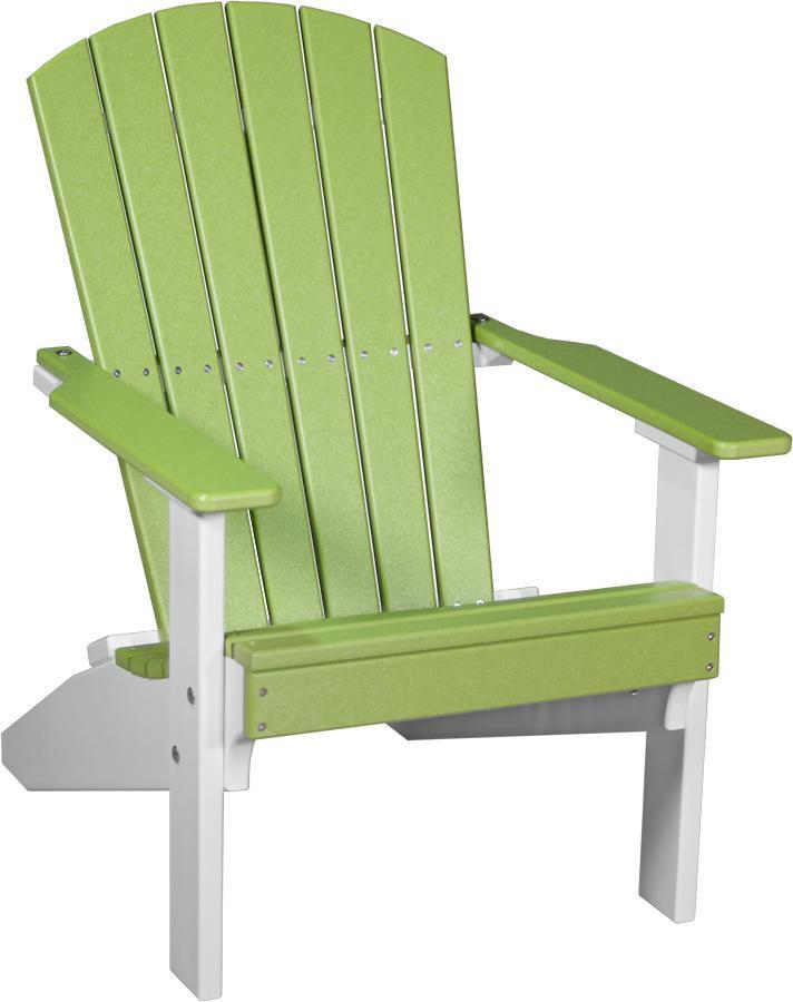 Lime Green on White