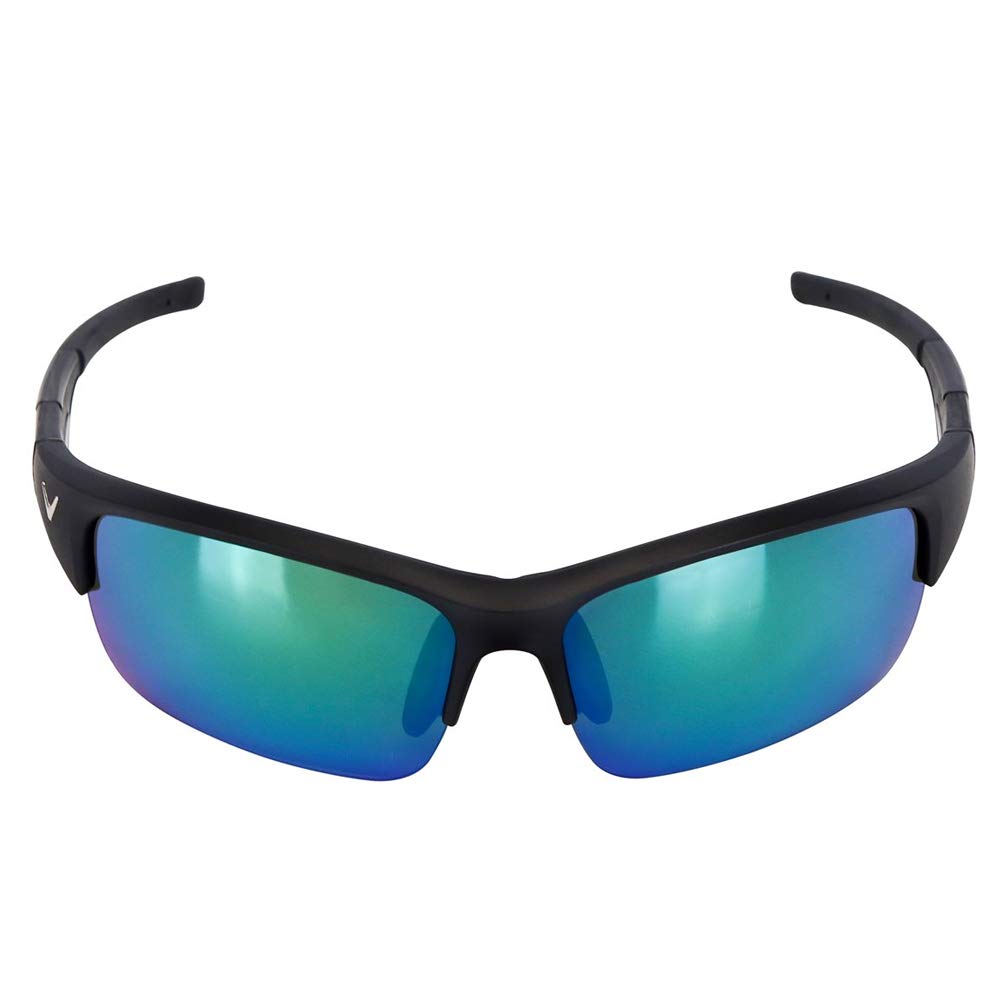 Callaway Vulcan Polarized Sunglasses for Men & Women - Matte Black/Graphite Lens - UV Protection - Golf, Driving, Fishing & Outdoor Sports Accessories