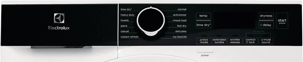 Electrolux ELFE4222AW 24-Inch Compact Electric Dryer - Energy Efficient, Space-Saving Laundry Solution for Apartments & Small Homes