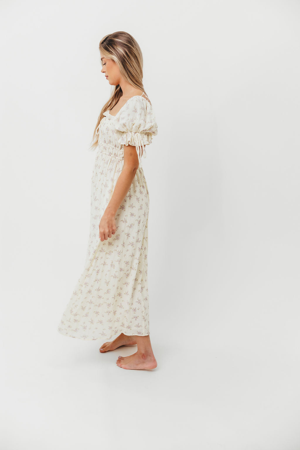 Savanna Steppe 100% Cotton Maternity Dress in Lilac - Bump Friendly & Inclusive Sizing (S-3XL) for Pregnancy, Nursing & Everyday Comfort | Perfect for Baby Showers, Brunch & Casual Outings