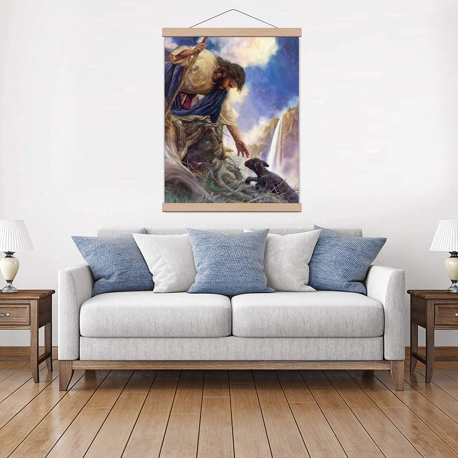 Jesus Christ Canvas Wall Art - Religious Christian Decor for Home & Church - Inspirational Bible Verse Prints - Perfect for Living Room, Bedroom & Worship Spaces