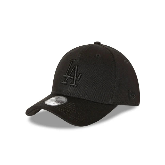 New Era Los Angeles Dodgers Black on Black 9FORTY Adjustable Baseball Cap - Official MLB Snapback Hat for Men & Women - Perfect for Sports Fans, Casual Wear & Outdoor Activities