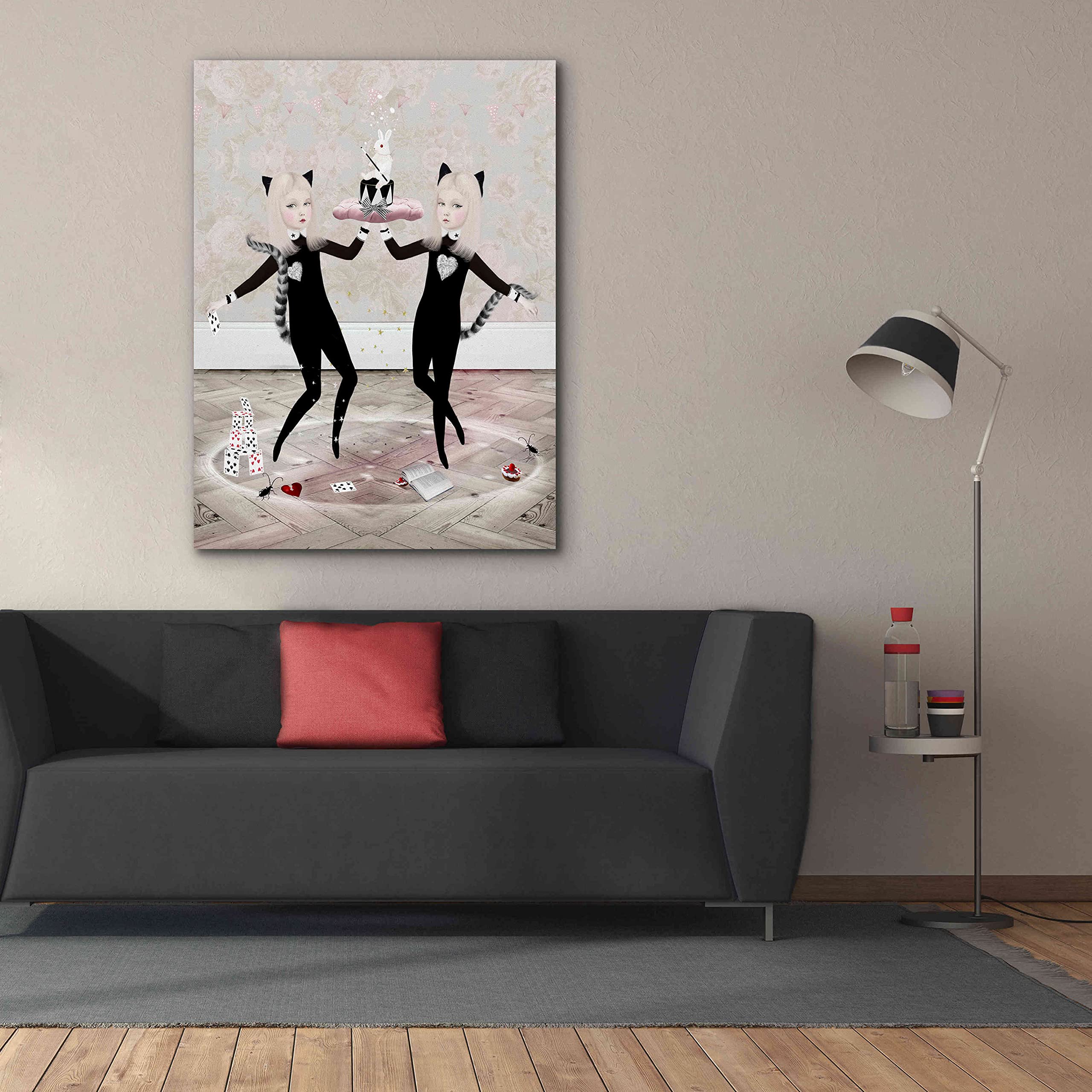 The Newmars by Art & Ghosts - 40x54 Inch Modern Canvas Wall Art for Living Room, Bedroom & Office Decor | Space-Themed Home Decor | Ready to Hang