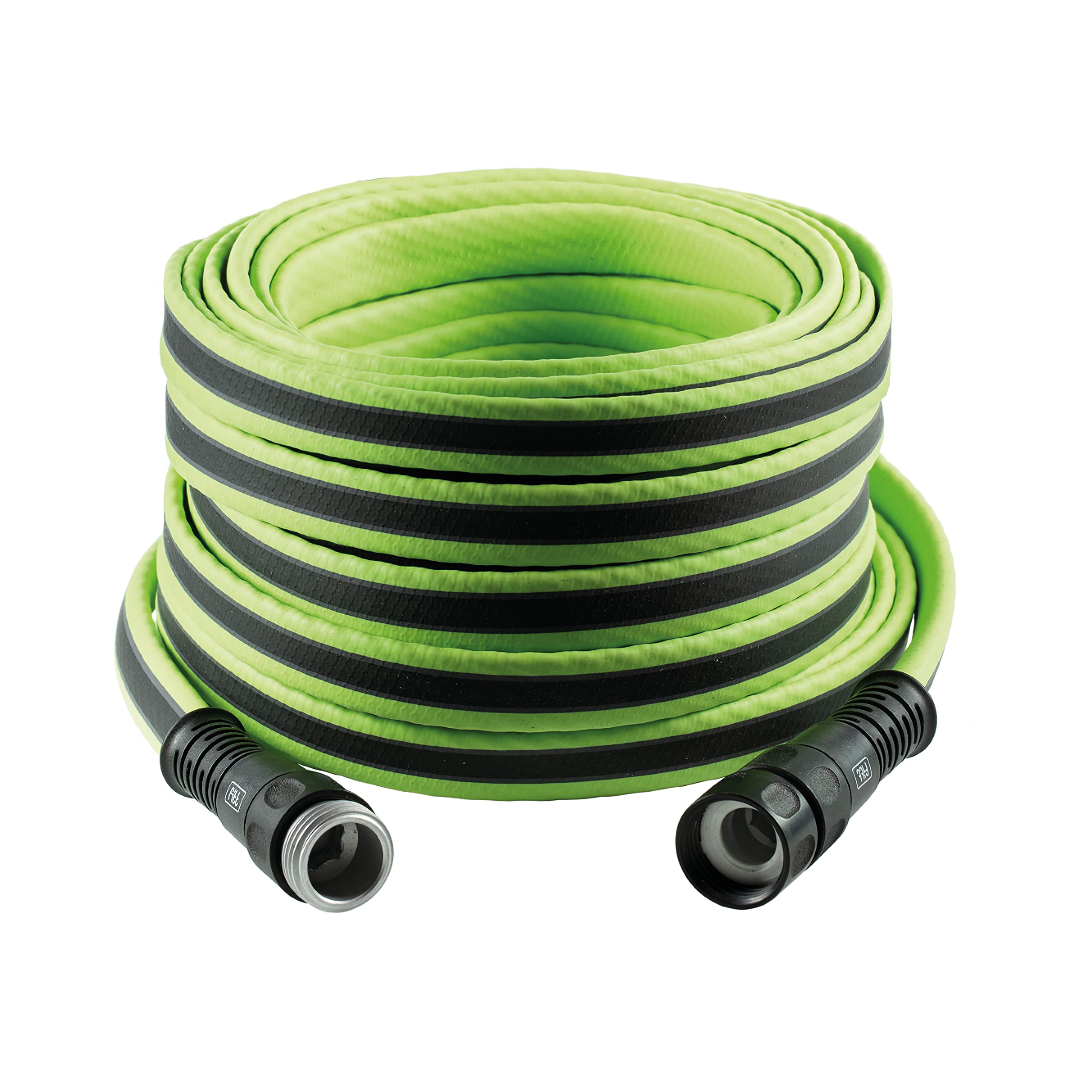 FITT Force Lite 50ft Light-Duty Garden Hose - Flexible, Durable & Kink-Free Water Hose for Outdoor Use - Perfect for Gardening, Lawn Care, Car Washing & Patio Cleaning (Lime Green)