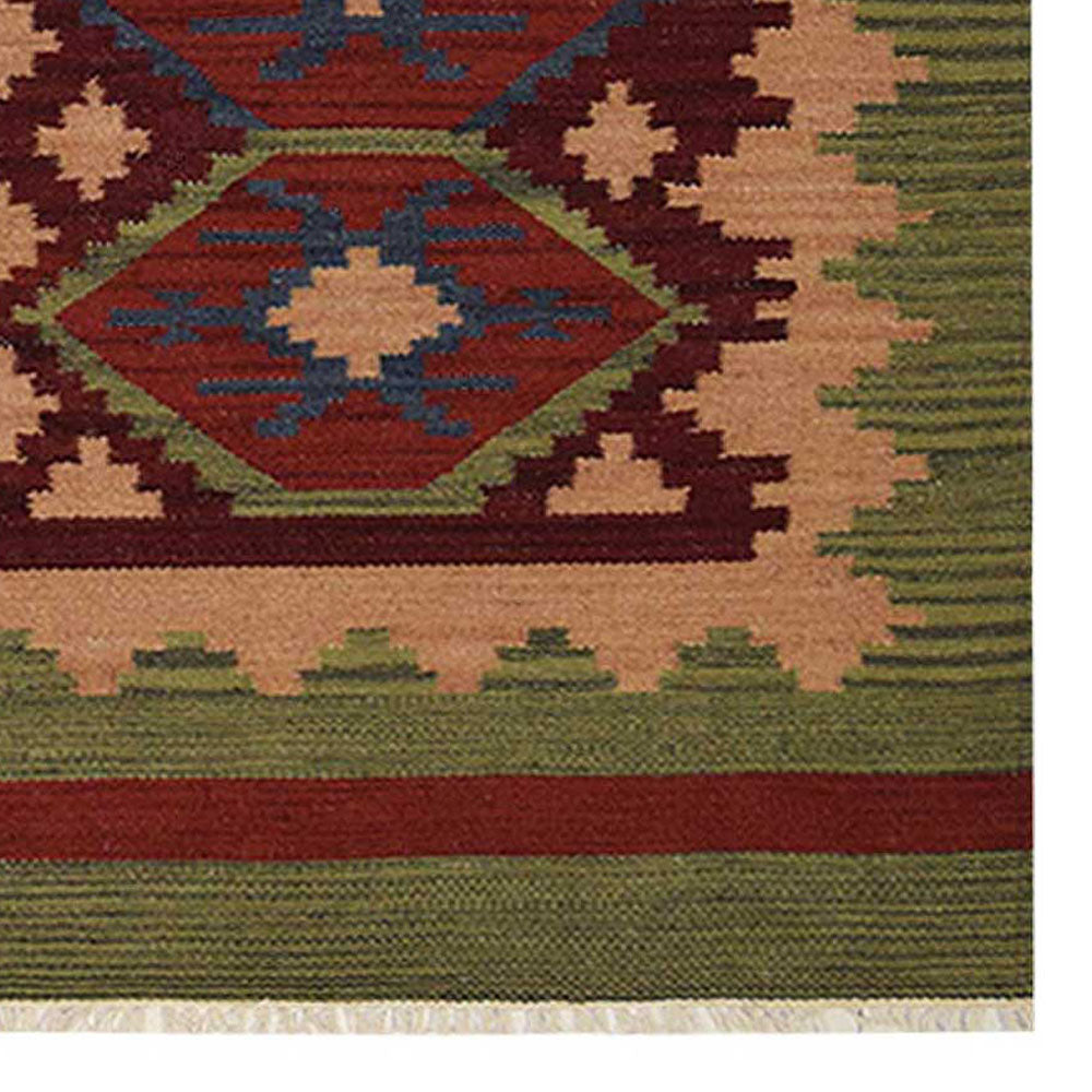 Hand Woven Bohemian Ecstasy Area Rug - Soft & Durable for Living Room, Bedroom, or Nursery Decor