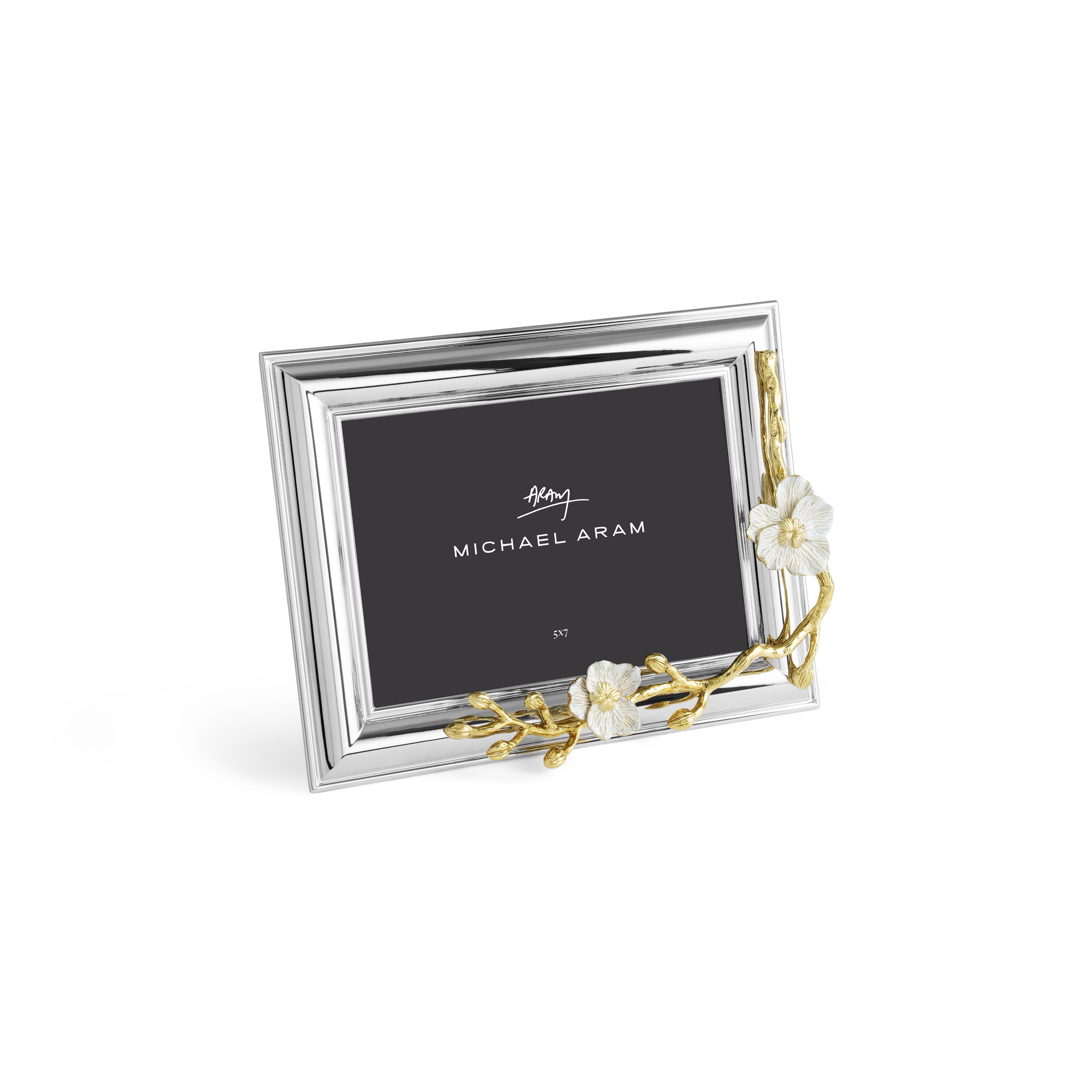 Elegant Orchid Picture Frame - Floral Wall Decor for Home & Office - Perfect for Wedding, Anniversary & Birthday Gifts - Display Your Precious Memories in Style