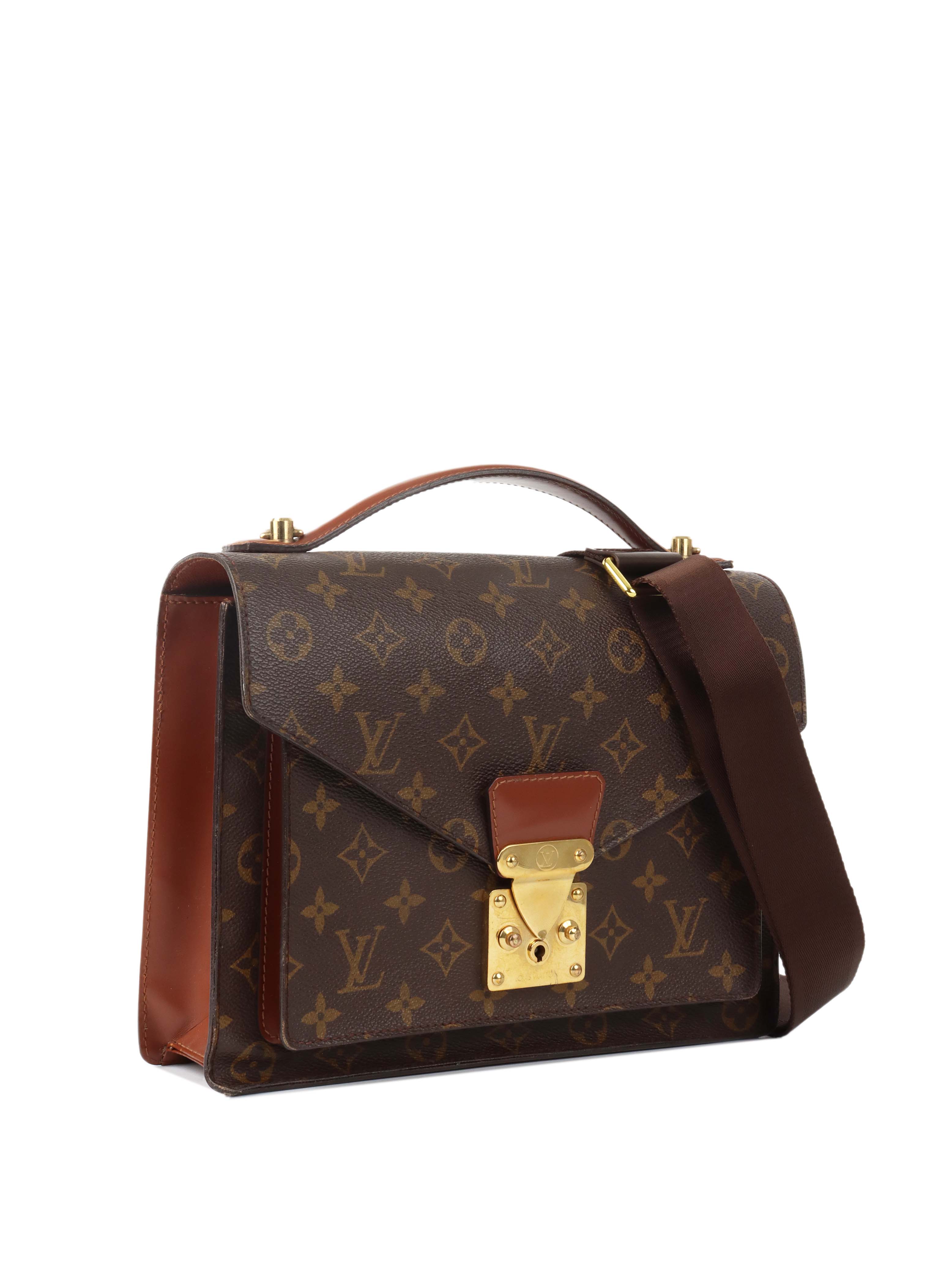 Authentic Louis Vuitton Monogram Monceau 28 Handbag - Luxury Leather Shoulder Bag for Women | Perfect for Work, Travel & Evening Events