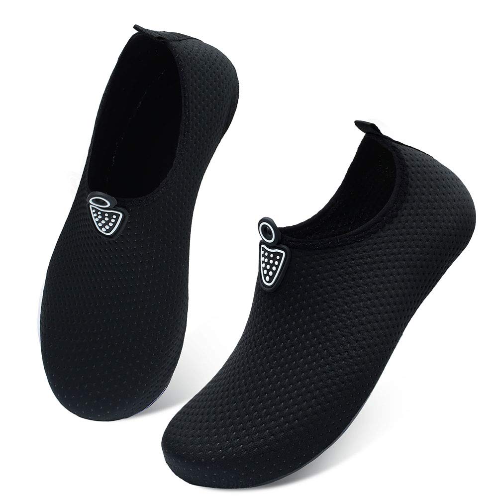 QACOHU Barefoot Water Shoes for Women & Men - Quick-Dry Aqua Shoes for Swimming, Surfing, Diving, Beach & Yoga - Lightweight Skin Shoes for Water Sports & Outdoor Activities