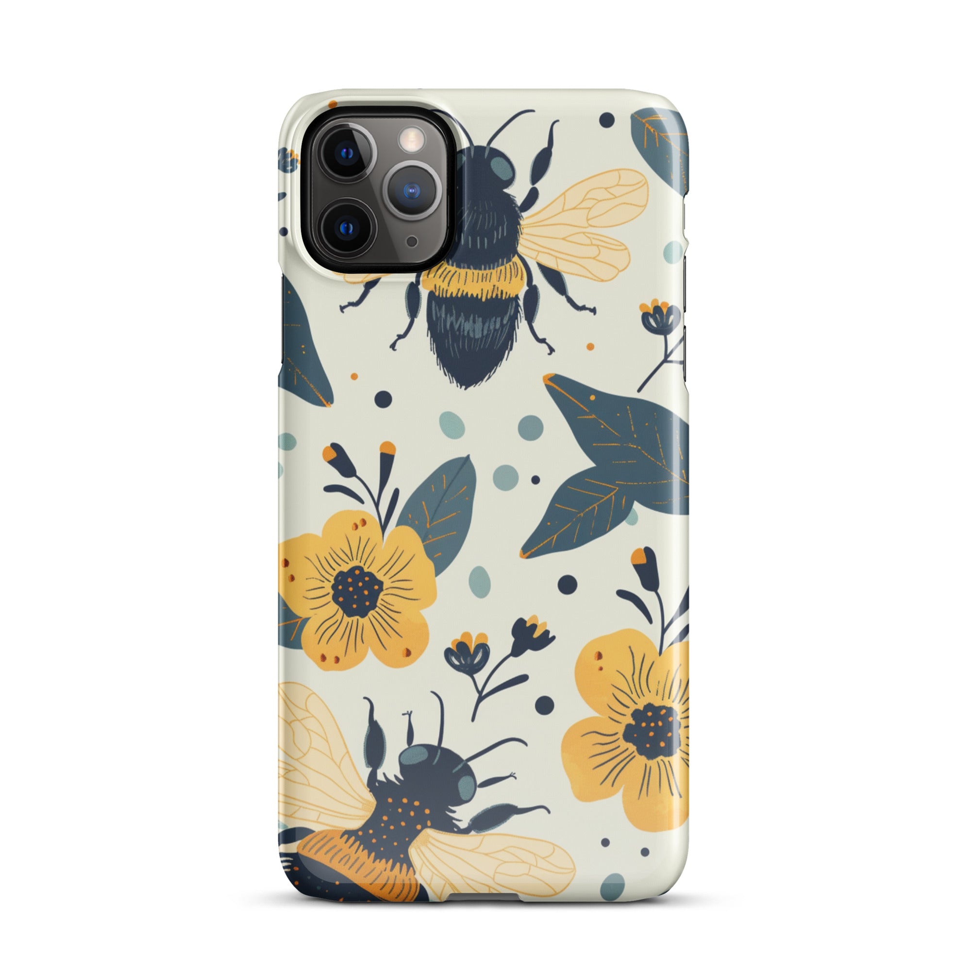 Bee Snap Protective Case for iPhone 14/13/12/11 - Slim & Durable Phone Cover with Shock Absorption for Everyday Use, Travel, and Outdoor Activities