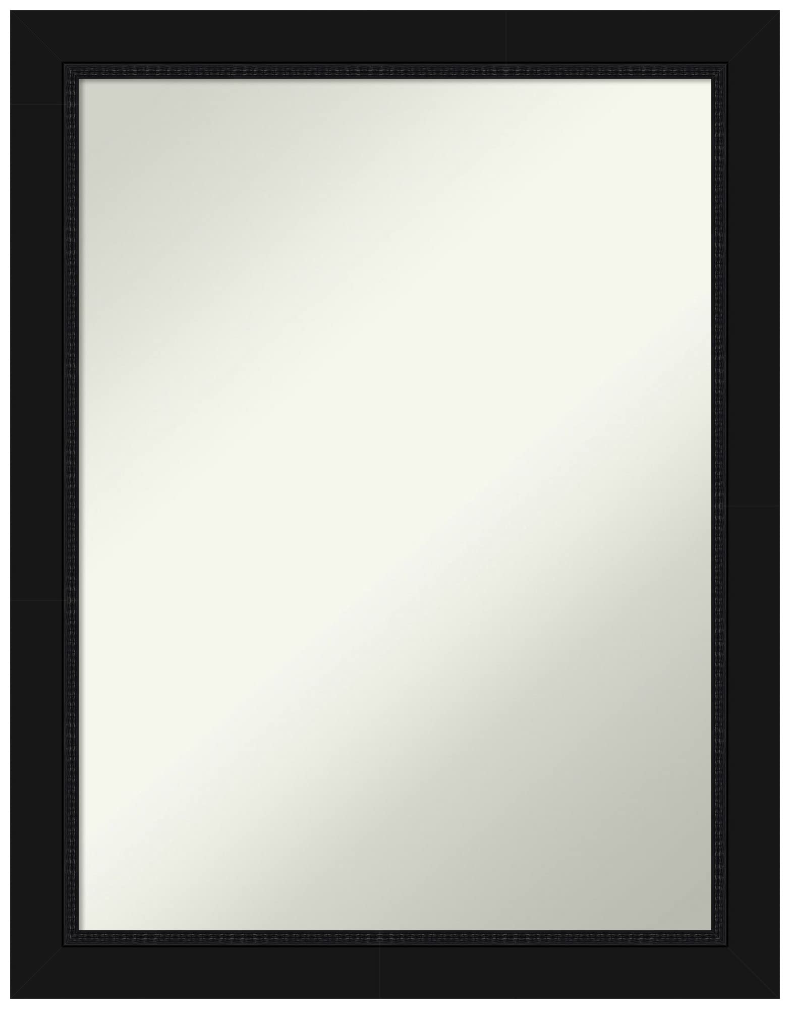 Amanti Art Gold Framed Bathroom Mirror - 29x23 Inch Rectangle Vanity Mirror with Champagne Finish, Horizontal & Vertical Hanging for Over Sink, Non-Beveled Edge - Perfect for Bathroom Decor, Makeup Vanity & Small Space Decor - Made in USA