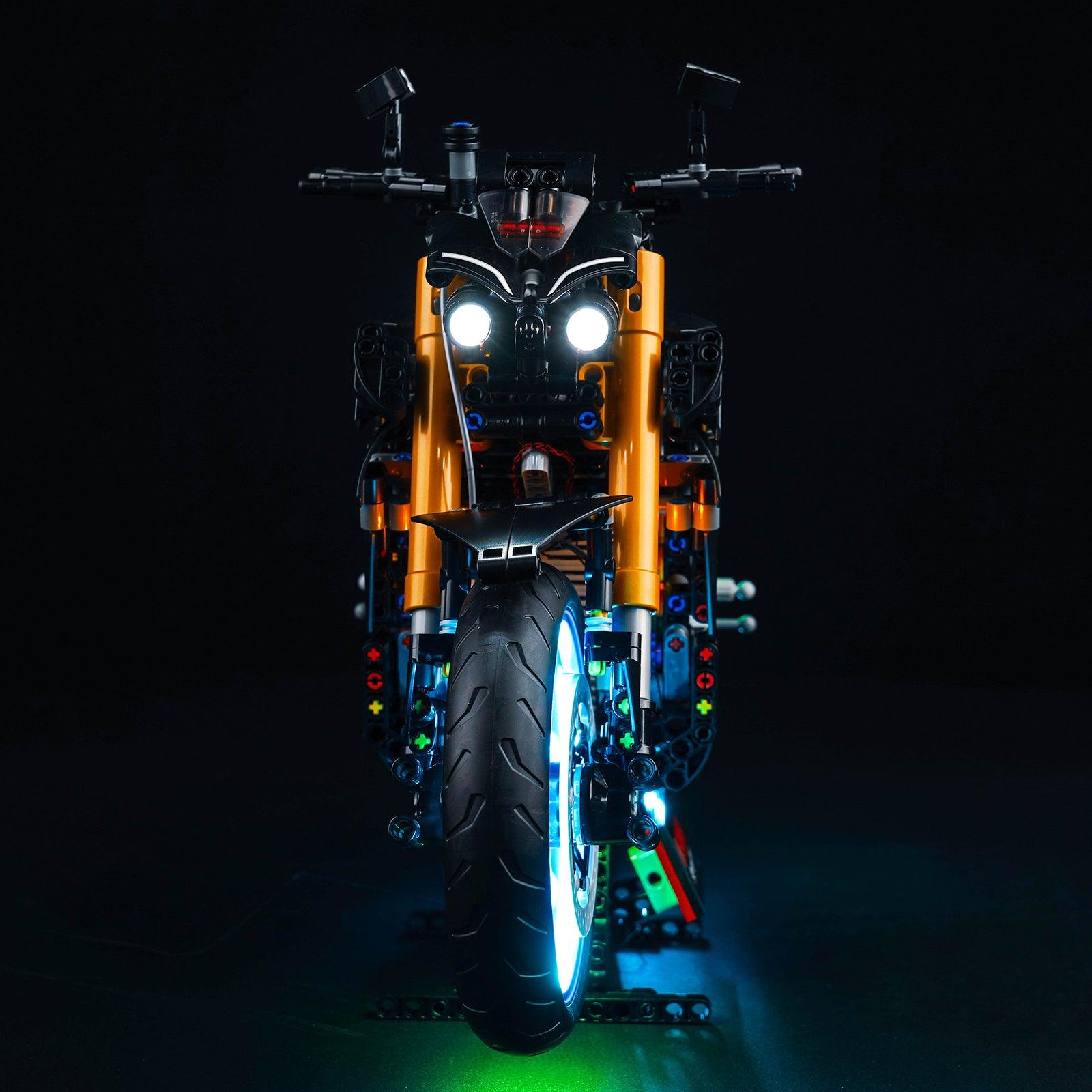 LEGO Yamaha MT-10 SP 42159 LED Lighting Kit - Enhance Your Motorcycle Model with Bright LED Lights for Night Display & Showcase