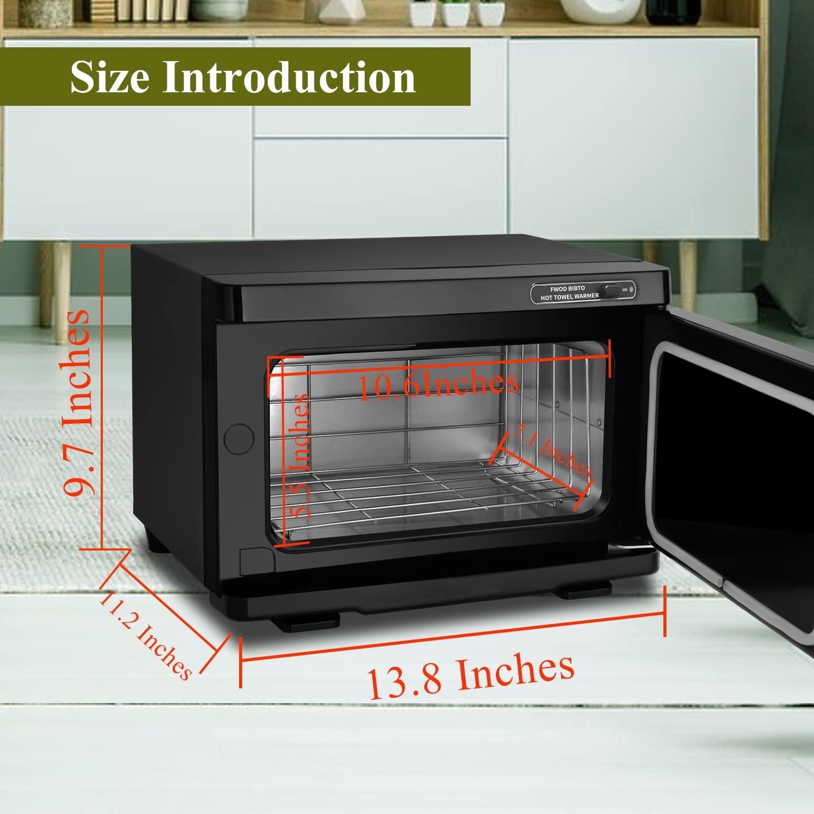 Premium 8L Hot Towel Warmer for Spa & Salon - Professional Facial Towel Warmer Cabinet - Perfect for Estheticians, Barbershops & Home Spa Treatments - Fast Heating & Compact Design