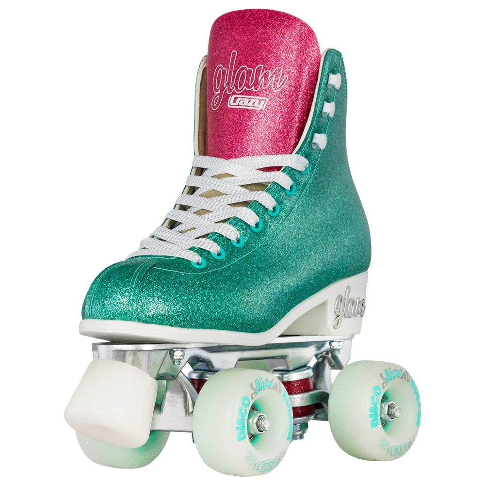 Crazy Disco Glam 21 Roller Skates for Women & Girls - Light Up Wheels, Adjustable Sizes - Perfect for Parties, Rinks & Outdoor Fun