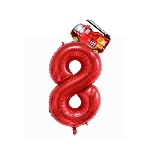 Fire Truck Red 8
