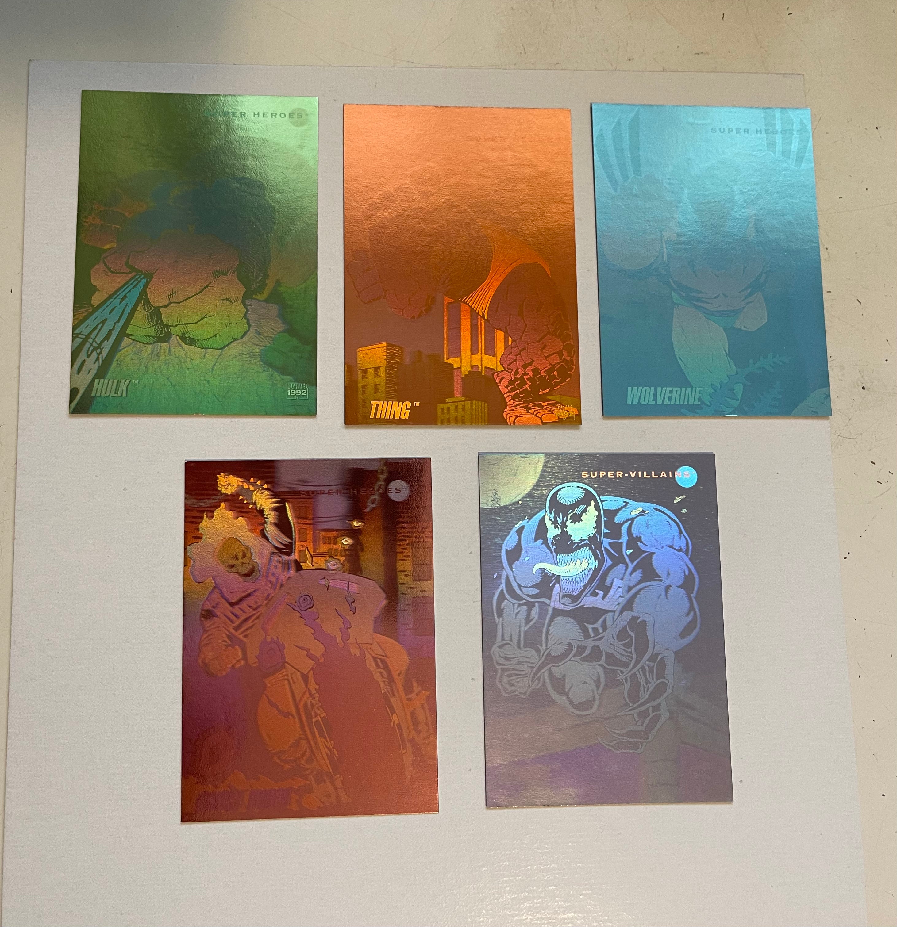 1993 Marvel Universe Series 3 Rare Hologram Insert Set - Complete Collector's Edition for Comic Book Fans & Action Figure Enthusiasts