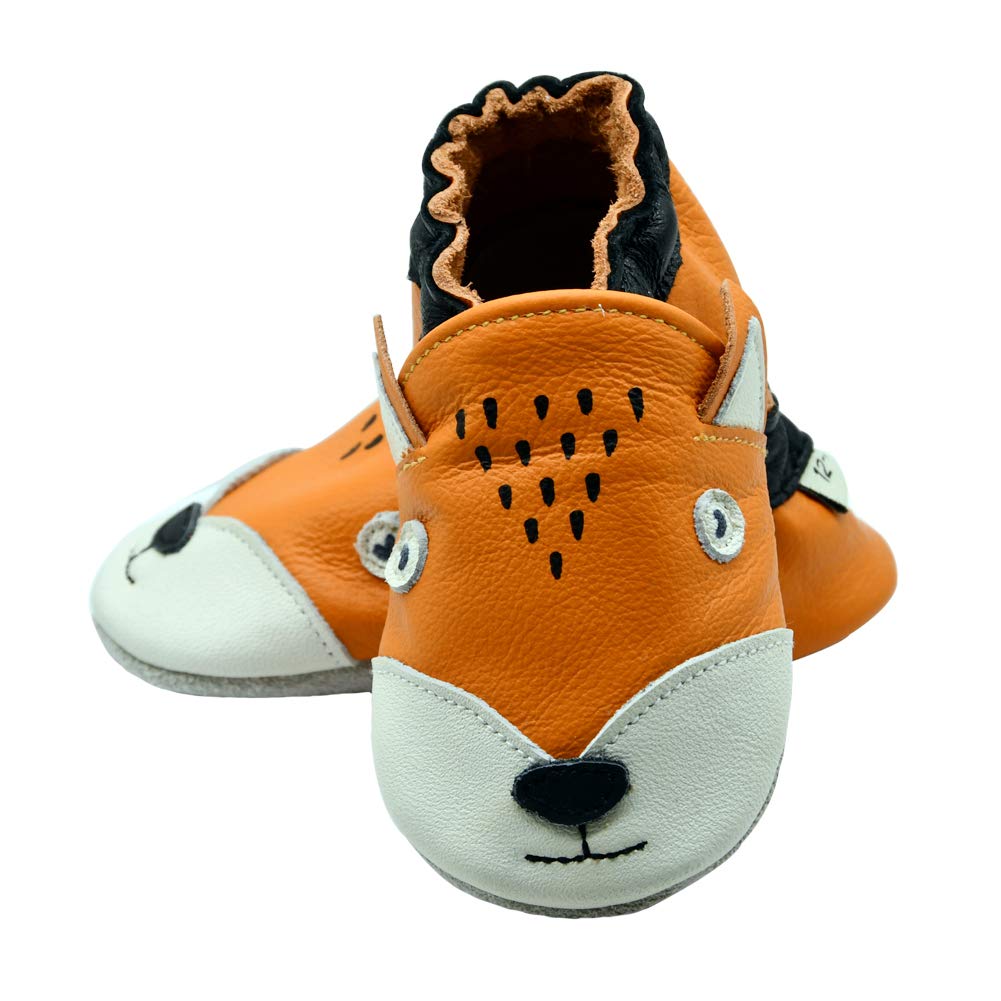 iEvolve Baby Soft Sole Shoes for Girls & Boys - First Walkers & Toddler Moccasins - Comfortable Crib Shoes for Early Steps (Indoor/Outdoor Play, Special Occasions)