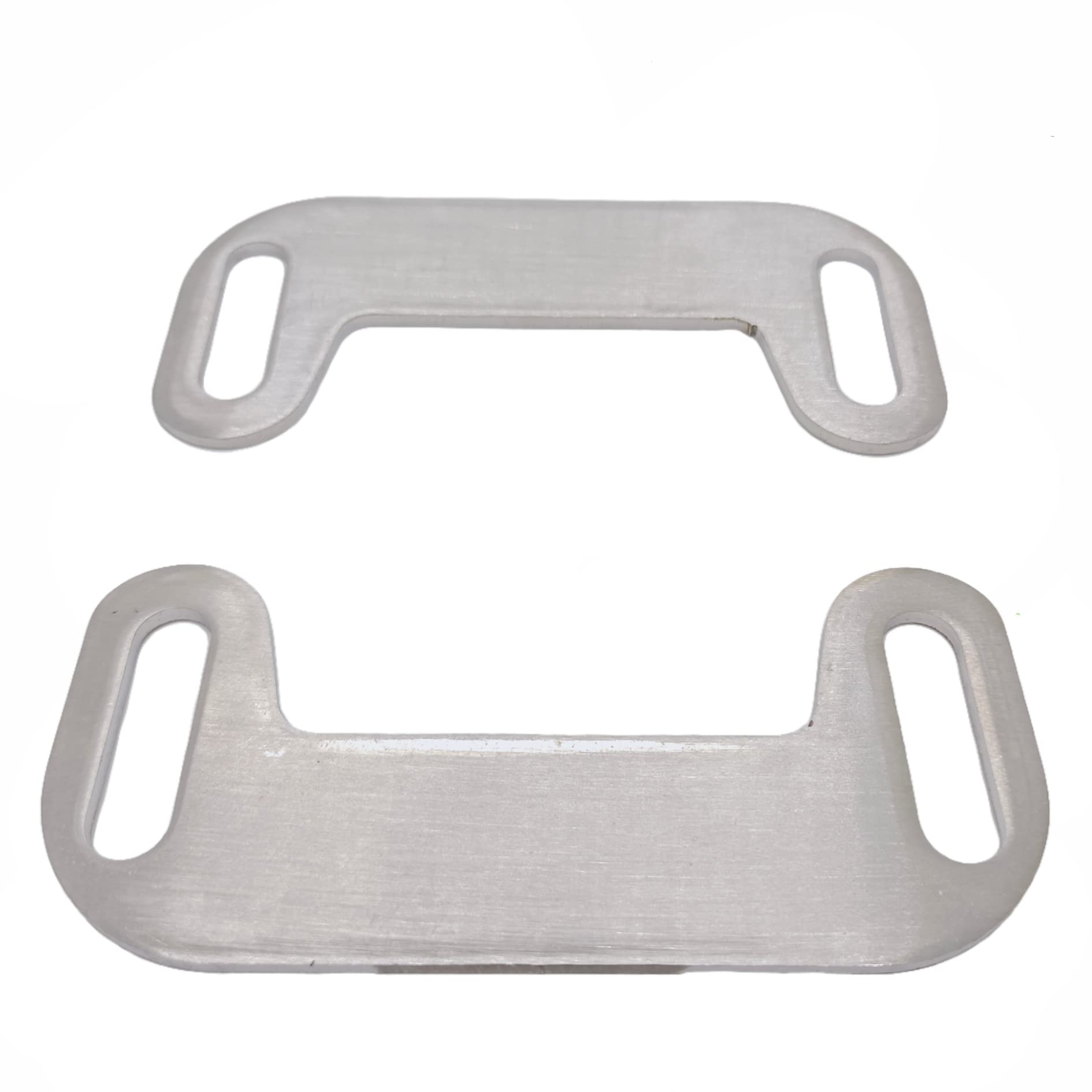 Harley Davidson Touring Stretched Bags Exhaust Adjustable Bracket Kit - 2PC Stainless Steel Motorcycle Exhaust Mounting Brackets for Centering with Extended Bags & Fender - Perfect for Long Rides & Custom Harley Builds