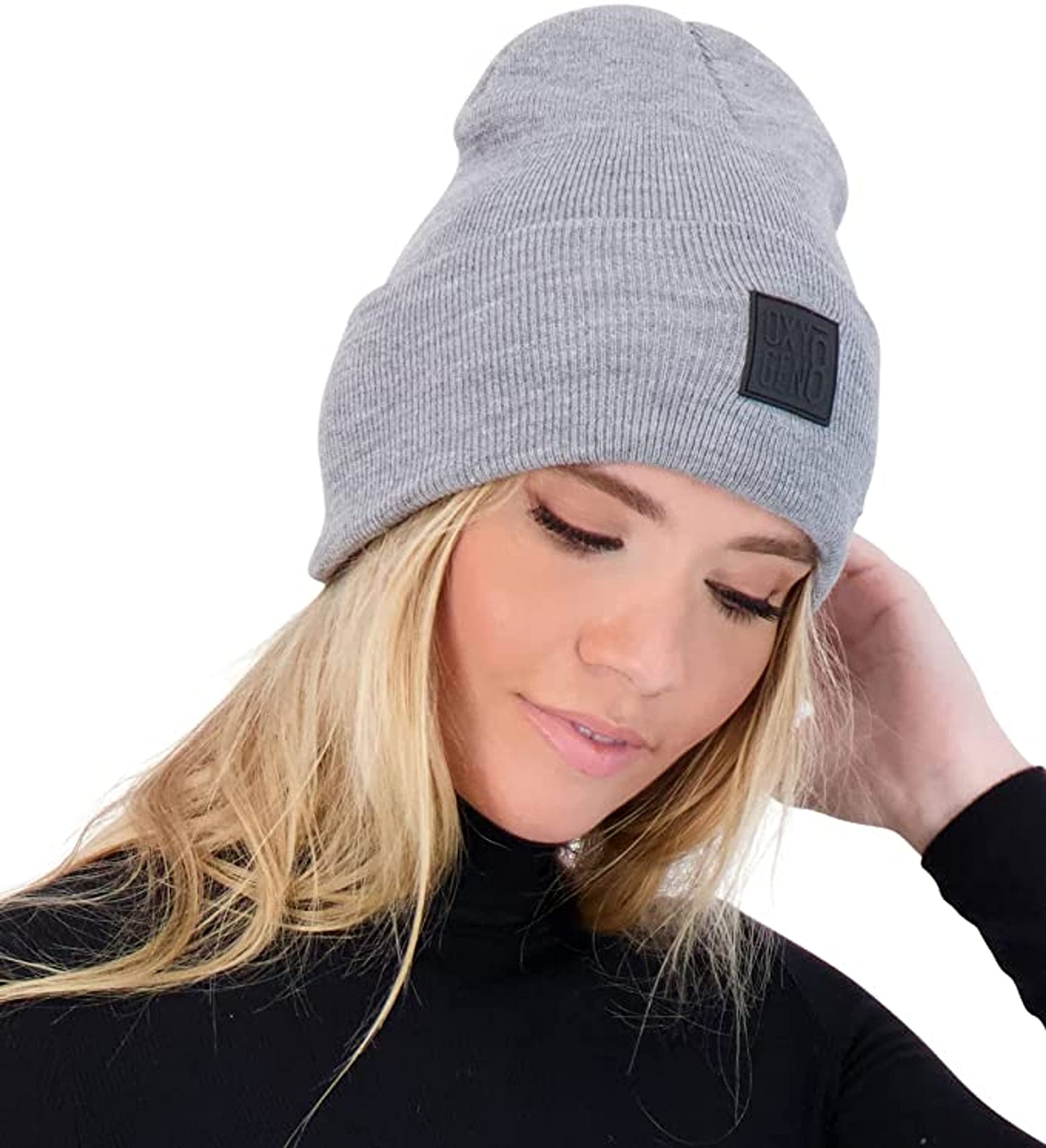Soft & Stretchy Unisex Beanie Hats - Warm Knit Cuffed Skull Cap for Men & Women | Perfect for Winter Sports, Outdoor Activities & Casual Wear