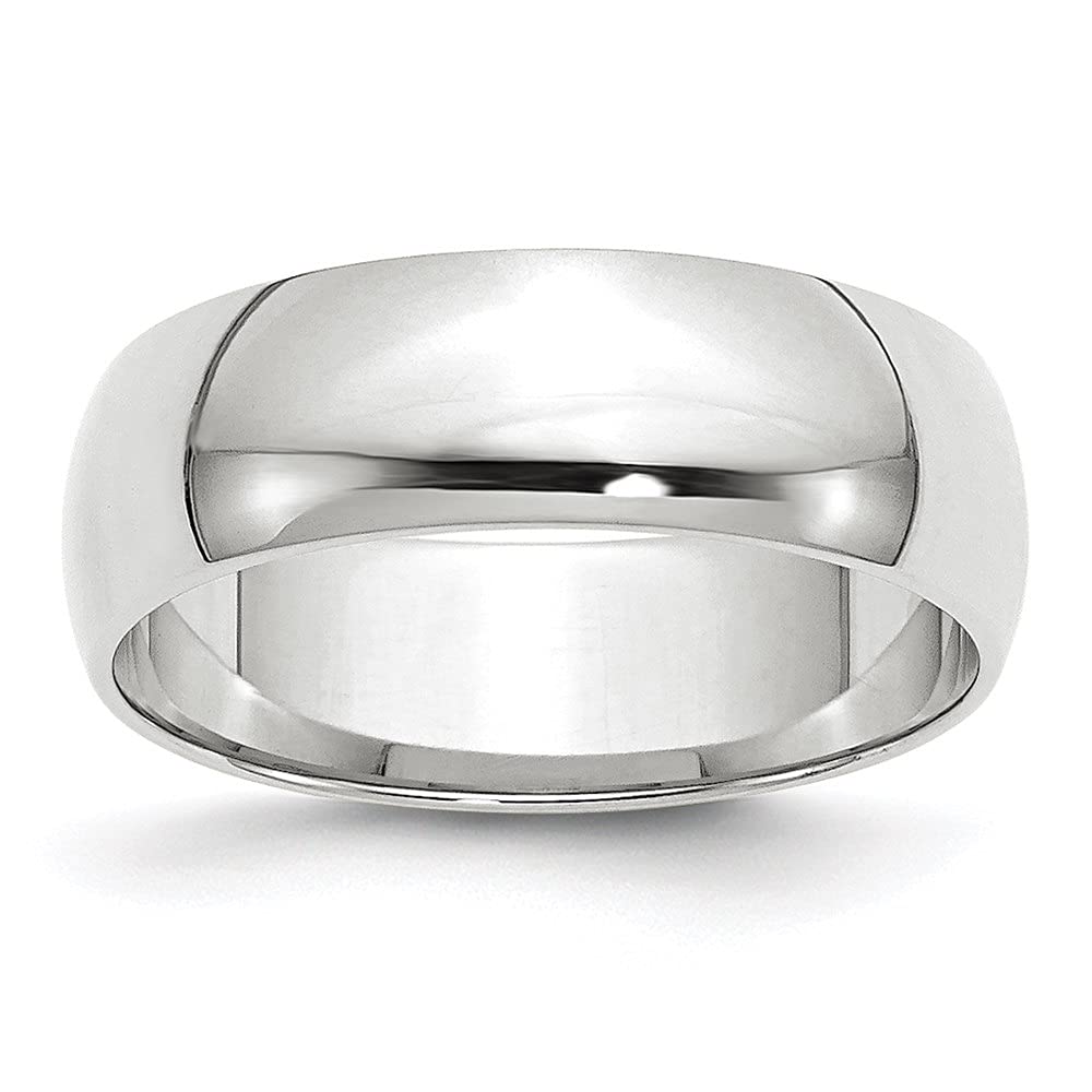 10K White Gold 6mm Diamond Wedding Band Ring for Women - Elegant Fine Jewelry for Bridal, Anniversary & Special Occasions