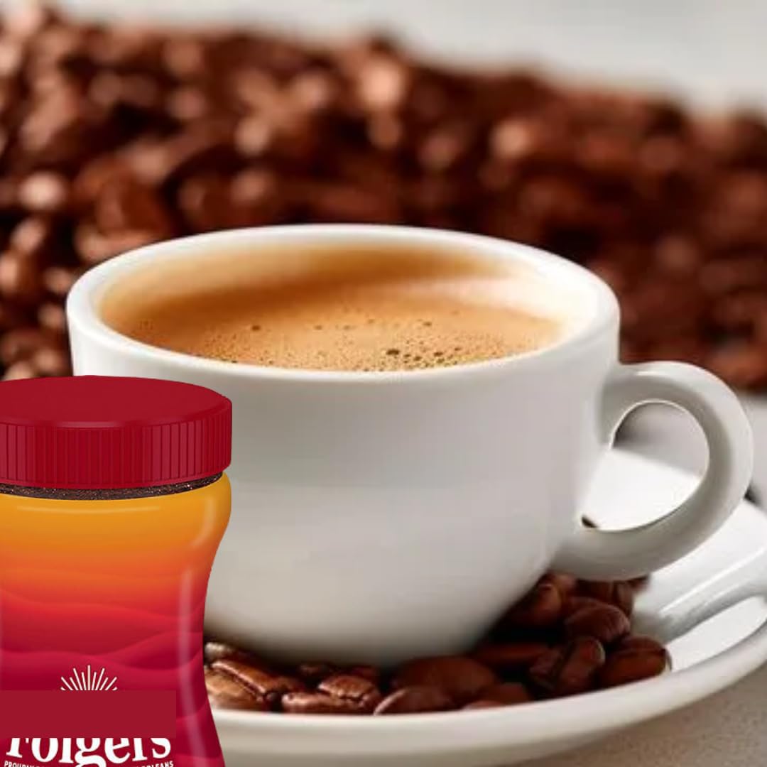 Classic Roast Instant Coffee - 16oz (1lb) with Free Coffee Spoon & Brush | Rich & Smooth Flavor | Perfect for Home, Office & Travel | Quick & Easy Brewing