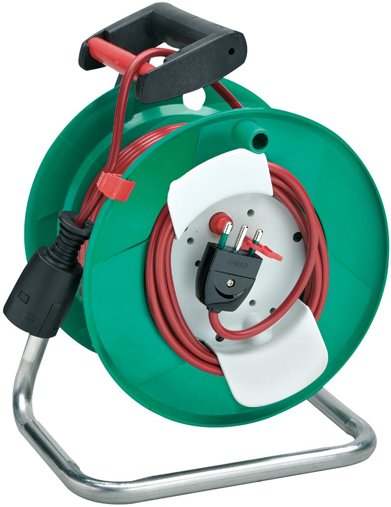 Garant G ST Series 50m Garden Cable Reel with Schuko Plug - 230V Heavy Duty Extension Cord for Outdoor Power Tools, Lawn Mowers & Garden Equipment - Weatherproof Cable Storage Solution for Patio, Yard & Workshop Use