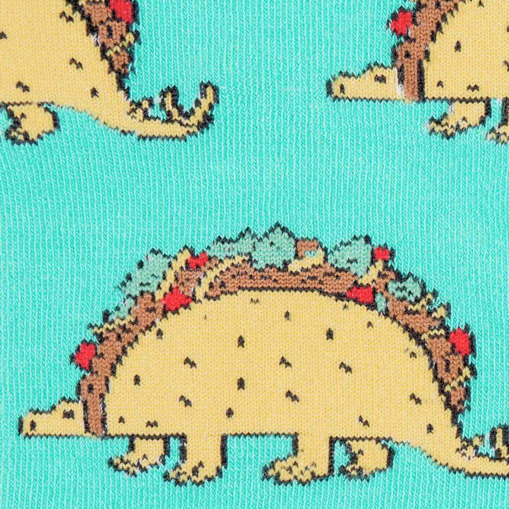 Tacosaurus Knee High Stretch Socks for Women - Fun & Comfortable Novelty Socks - Perfect for Cosplay, Costume Parties & Everyday Wear