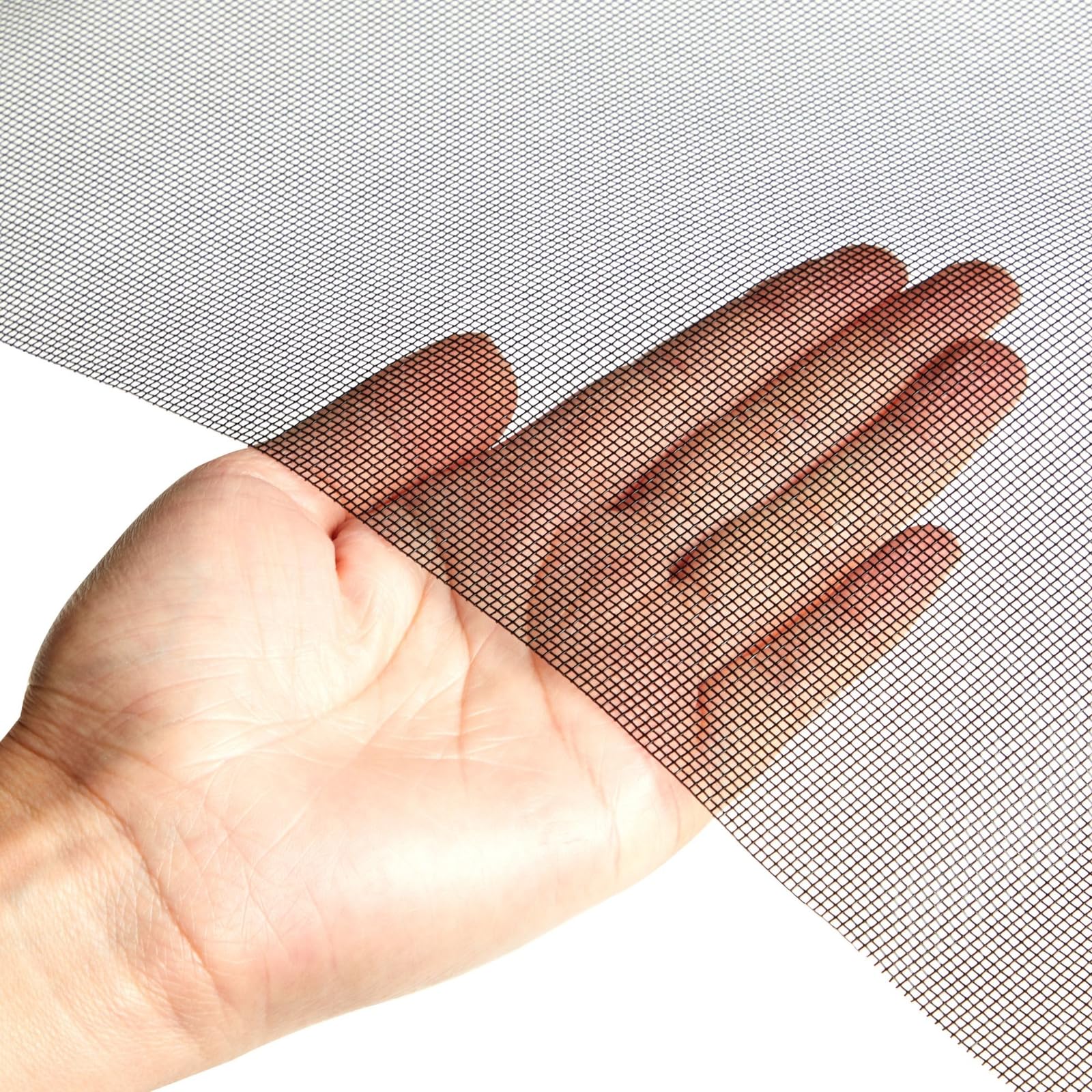 Replacement Adjustable Fiberglass Window Screen Mesh Roll - Black, 48 x 236.2 Inches - Ideal for Patio, Windows, Sliding Doors, and DIY Home Repairs