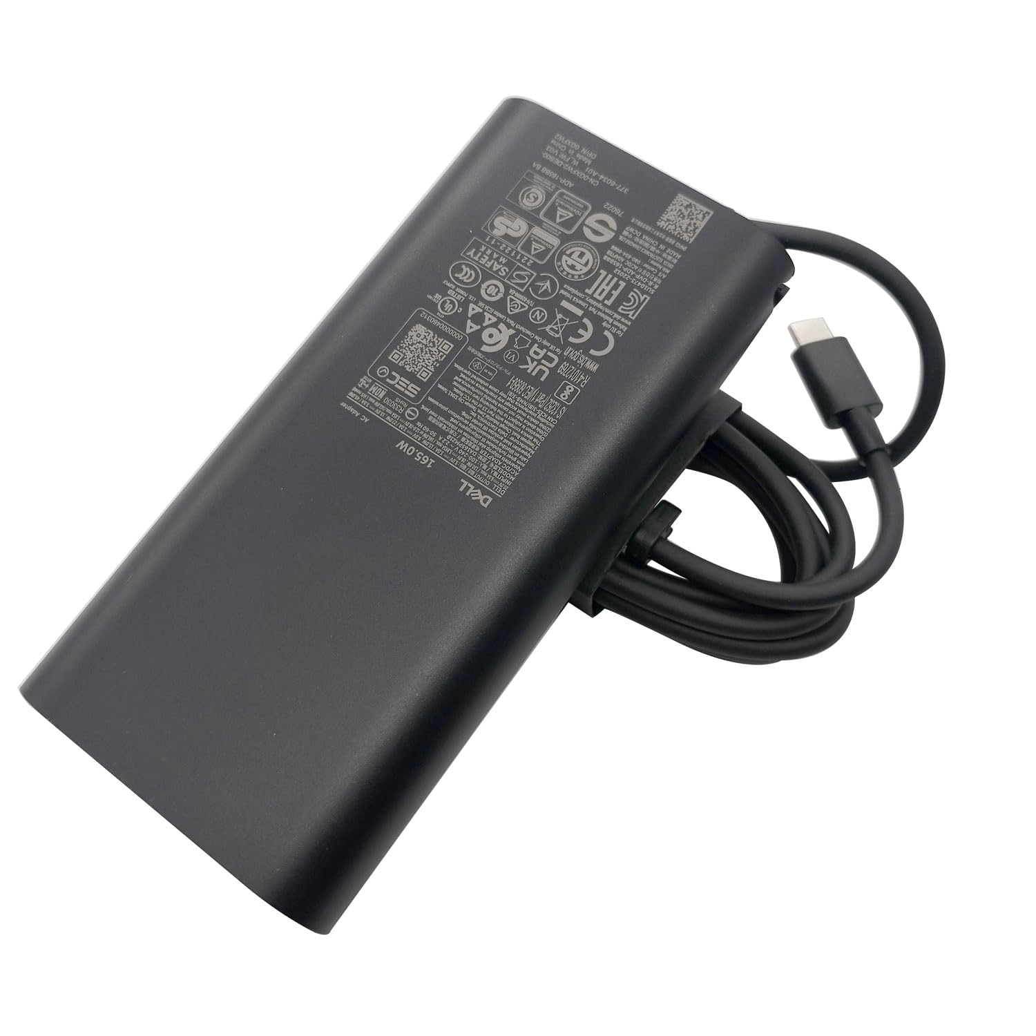 Dell Laptop Charger 165W USB-C AC Power Adapter for Precision 5680 - 28V 5.893A Fast Charging - Compatible with Dell XPS, Latitude & Business Laptops - Perfect for Office, Travel & Home Use