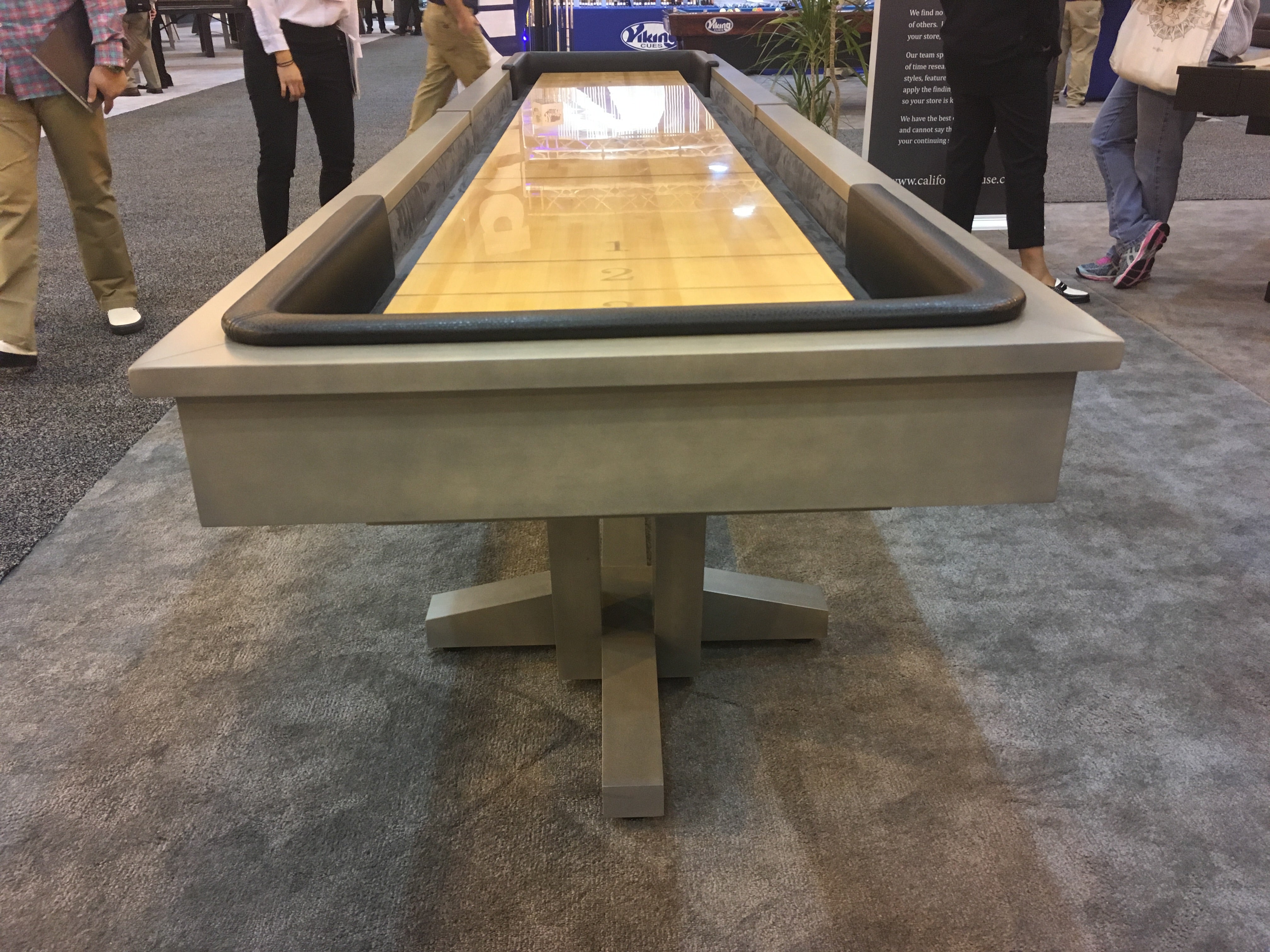 Premium California House Petaluma Shuffleboard Table - Professional 12ft Indoor/Outdoor Game Table for Home, Bar & Game Room - Perfect for Parties, Family Fun & Entertainment