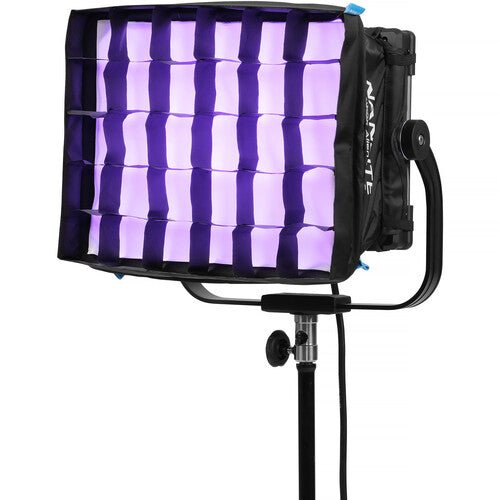 Nanlite Alien 150C RGBWW LED Panel with Softbox & Eggcrate - Professional Studio Lighting for Photography, Videography, and Live Streaming