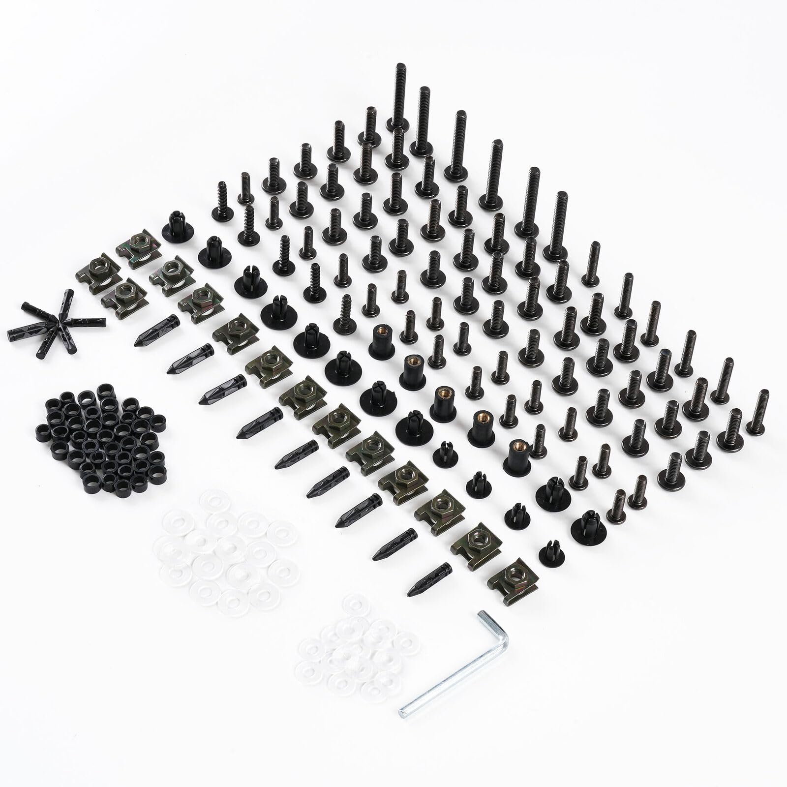 Kawasaki ZX-10R Fairing Bolts Kit - Stainless Steel Screws & Fasteners for 2021-2023 Models - Perfect for Motorcycle Maintenance & Repair