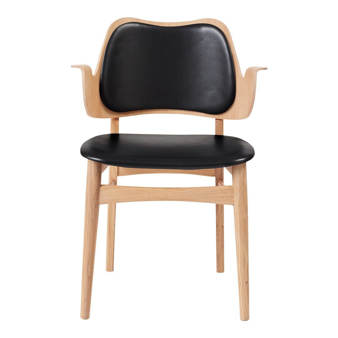 Ergonomic Gesture Chair with Upholstered Seat & Back - Adjustable Office Chair for Home & Workspace Comfort