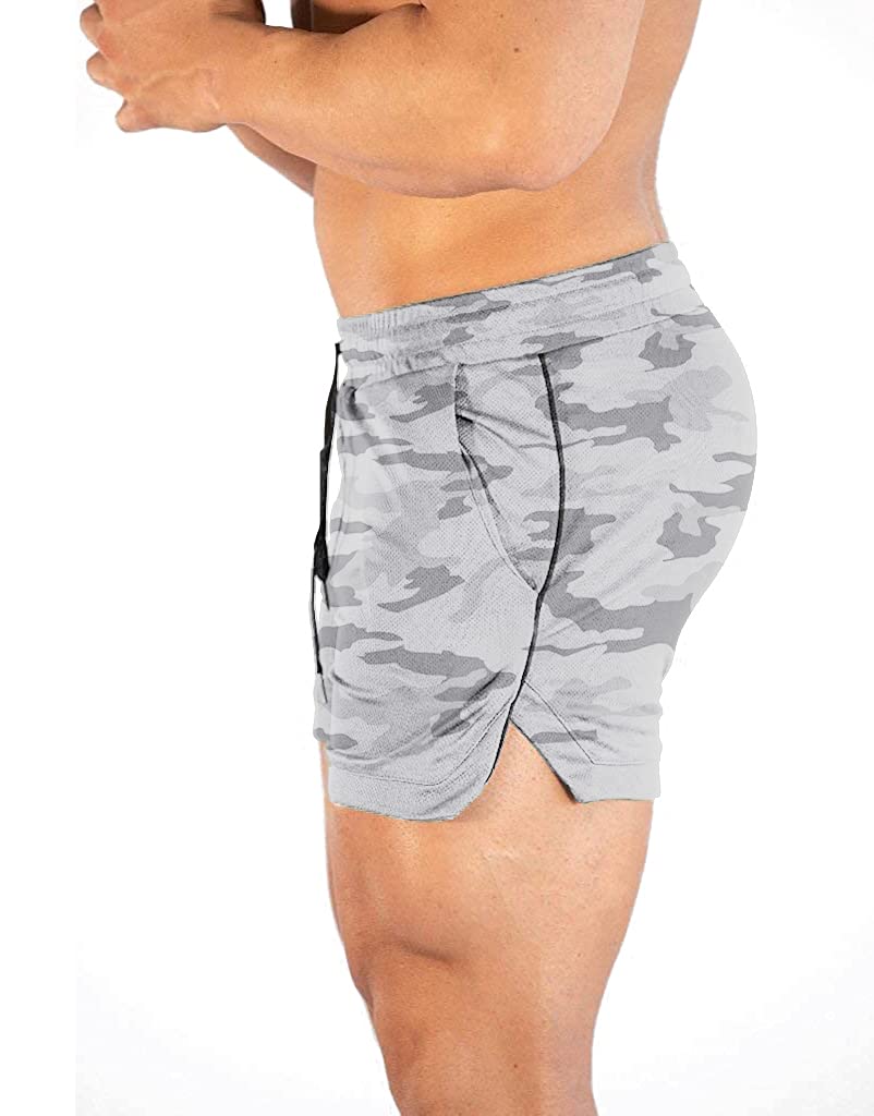 EVERWORTH Men's 5-Inch Athletic Shorts - Gym Workout Shorts for Running, Bodybuilding & Casual Wear | Lightweight Breathable Quick-Dry Fitness Shorts for Training, Jogging & Summer Activities