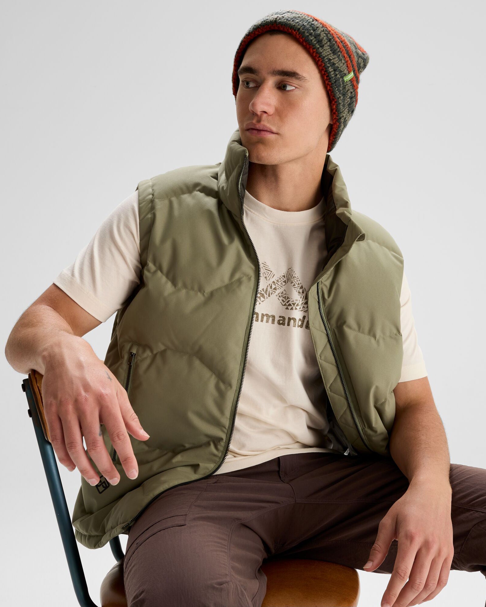 Khusi Beanie Hat - Soft Winter Knit Beanie for Men & Women in Beech, Dark Moss, Red Earth - Perfect for Cold Weather, Outdoor Activities & Casual Wear