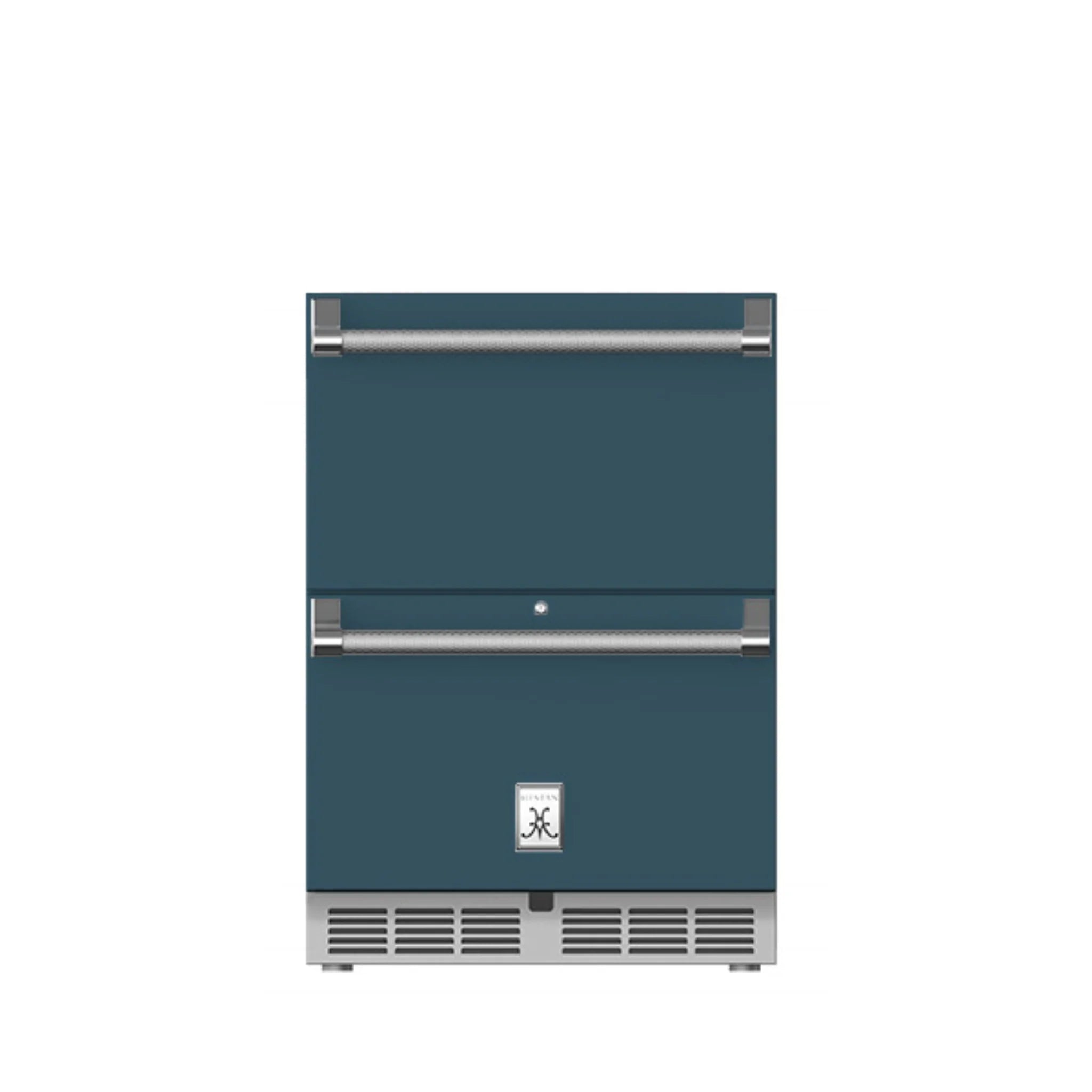 Hestan 24-Inch Outdoor Refrigerator Freezer Combo with Lock - GRFR24 - Perfect for Patio, Backyard, and Outdoor Kitchen Use