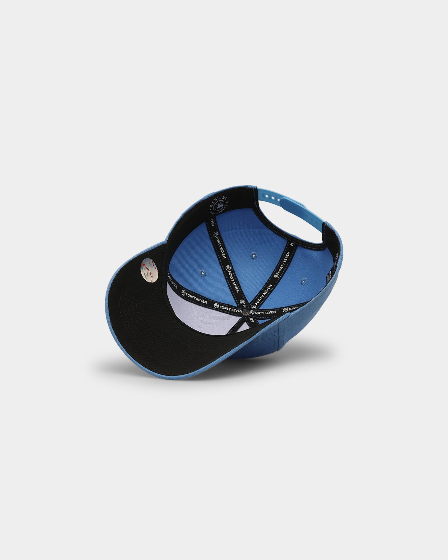 New York Yankees MVP 47 Brand Snapback Hat - Periwinkle Blue Adjustable Baseball Cap for Men & Women - Perfect for Games, Fan Gear & Streetwear Fashion