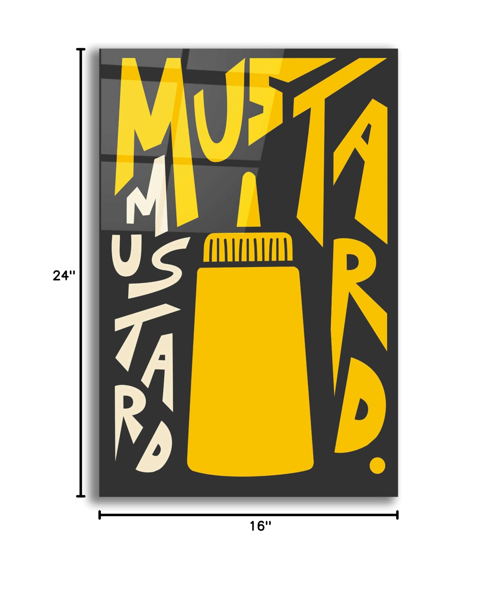 Epic Art 'Kitchen Mustard' by Ayse - 16