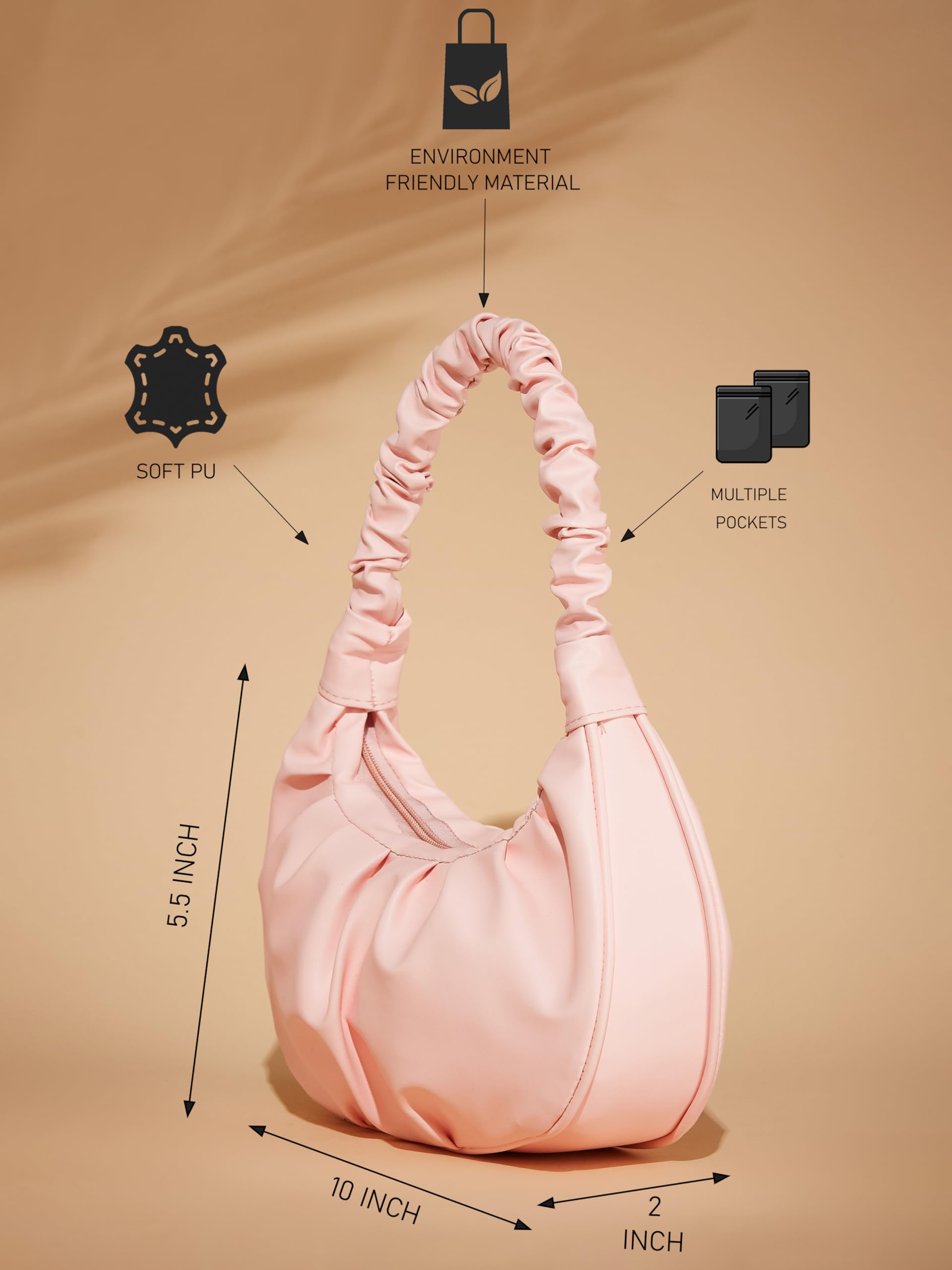 Fashionable PU Leather Women's Sling Bag Crossbody Purse for Travel, Shopping & Everyday Use | Fargo Brand