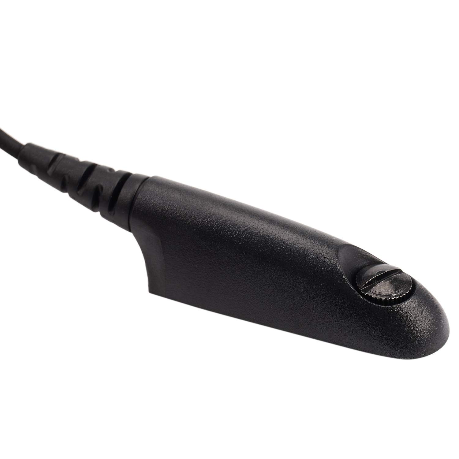 Marne Air Acoustic Tube Earpiece Mic Headset with PTT Button for Motorola GP380 GP340 GP328 GP1280 PRO5150 GP338 Portable Two-Way Radios - Perfect for Security, Construction & Outdoor Communication