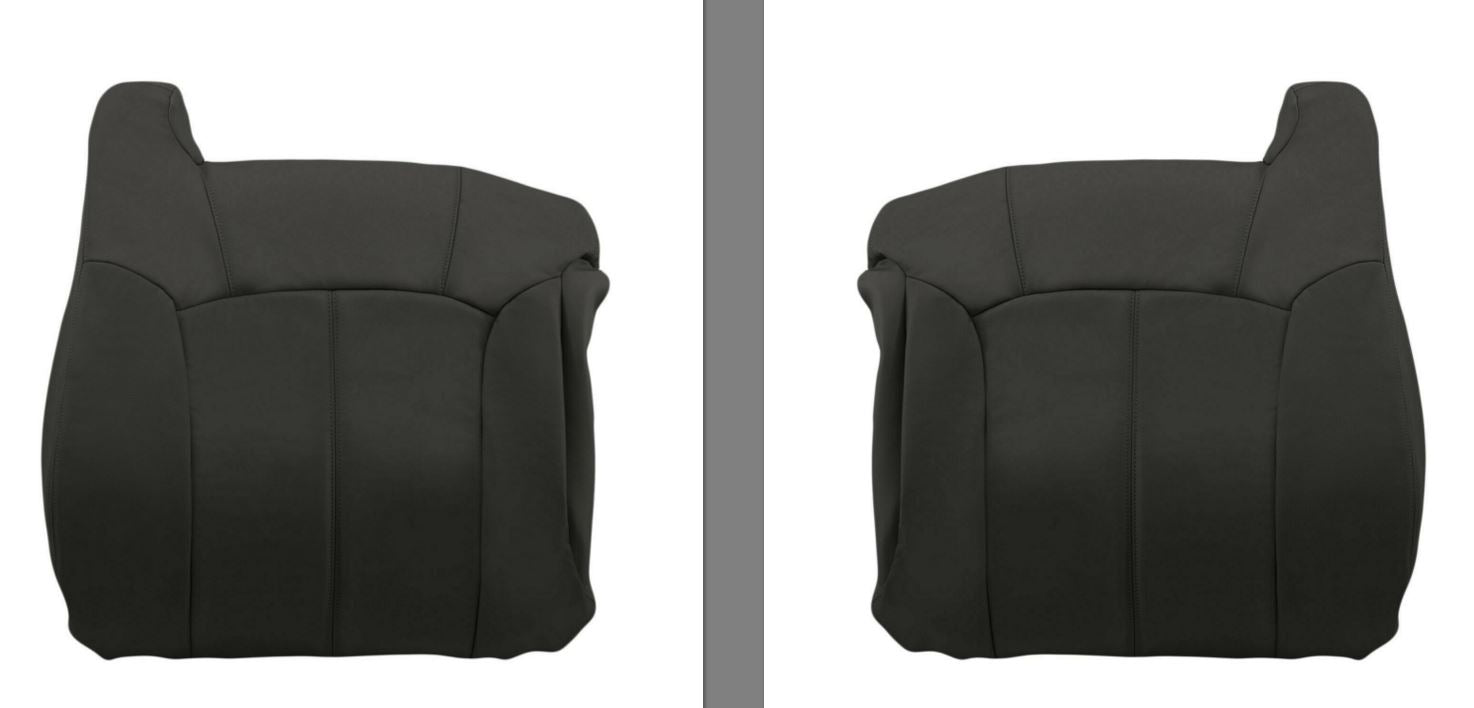 1999-2002 Chevy Silverado Seat Covers - Dark Graphite & Dark Gray Options | Custom Fit Truck Seat Protectors for Work & Daily Commute