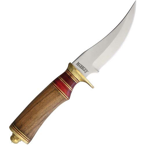 MR573 Hunting Fixed Blade Knife with Belt Sheath - 9