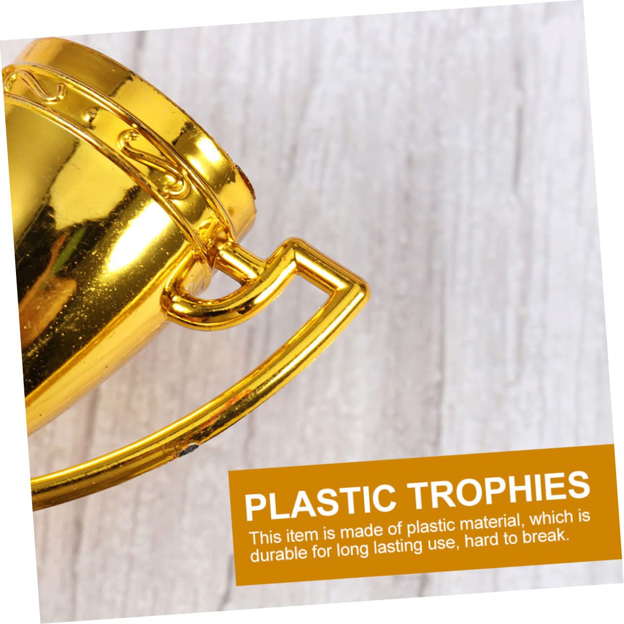 Happyyami Small Mini Trophy Toys for Kids - Plastic Award Trophies for Children's Party, Celebration & Rewards - Perfect for Classroom Prizes, Sports Awards & Birthday Party Favors